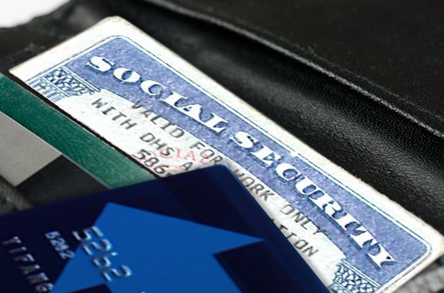 Social Security Car in Wallet