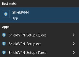 Click on the Start (Windows Icon) button typically found in the lower left-hand corner of the screen and search for the following terms, which are the identified names of the malicious software applications: 

MaskVPN 

DewVPN 

ShieldVPN 

PaladinVPN 

ShineVPN 

ProxyGate 