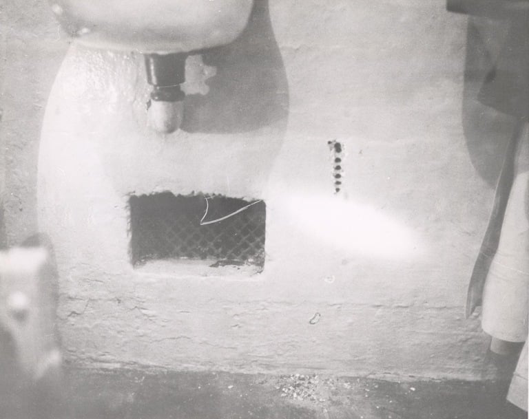 Rejilla de ventilación utilizada para escapar de los reclusos de Alcatraz
