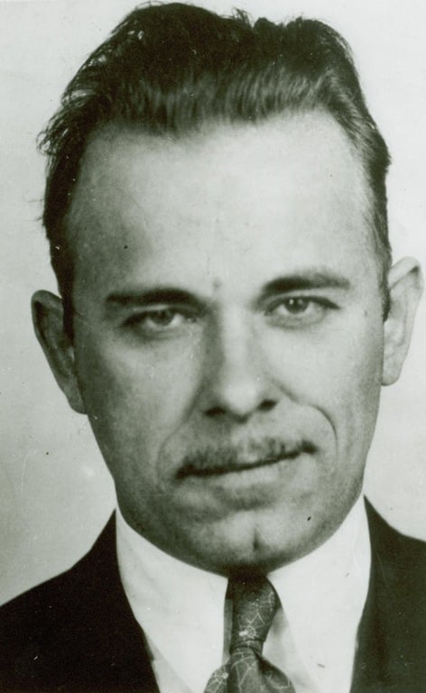 Gangster John Dillinger.