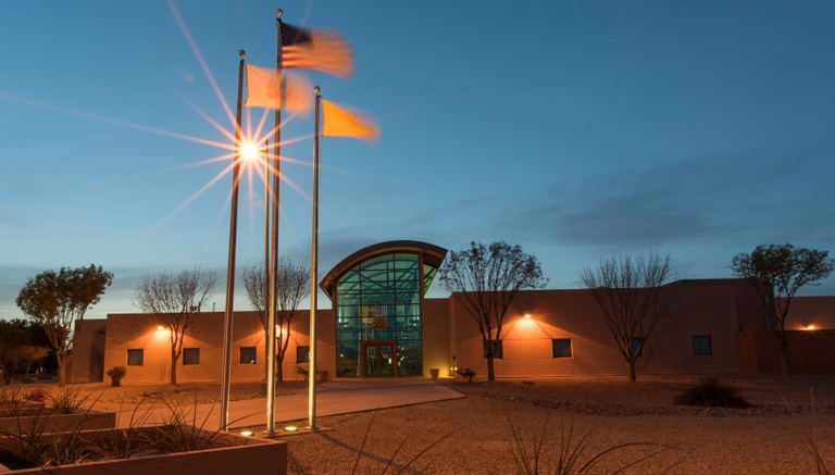 The International Law Enforcement Academy (ILEA) building in Roswell, New Mexico