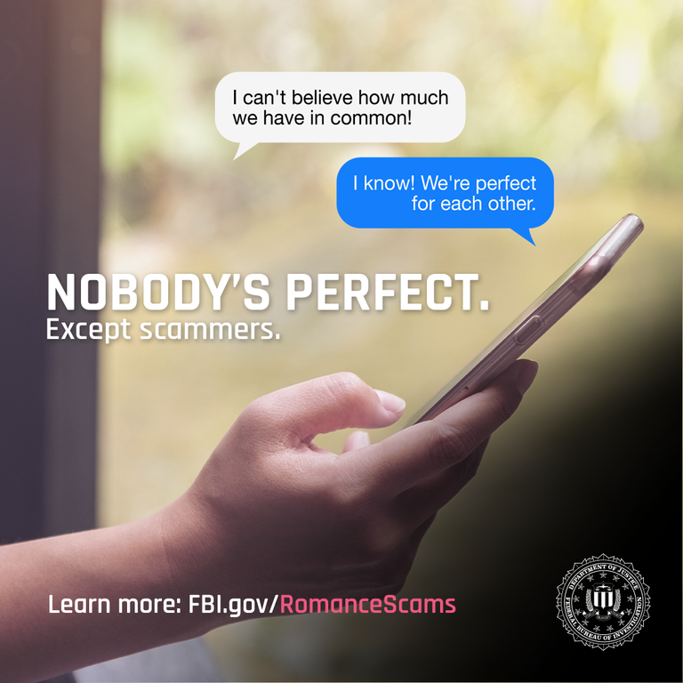 Romance Scams: Nobody's Perfect — FBI