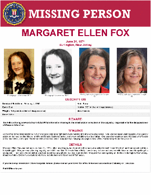 MARGARET ELLEN FOX FBI 